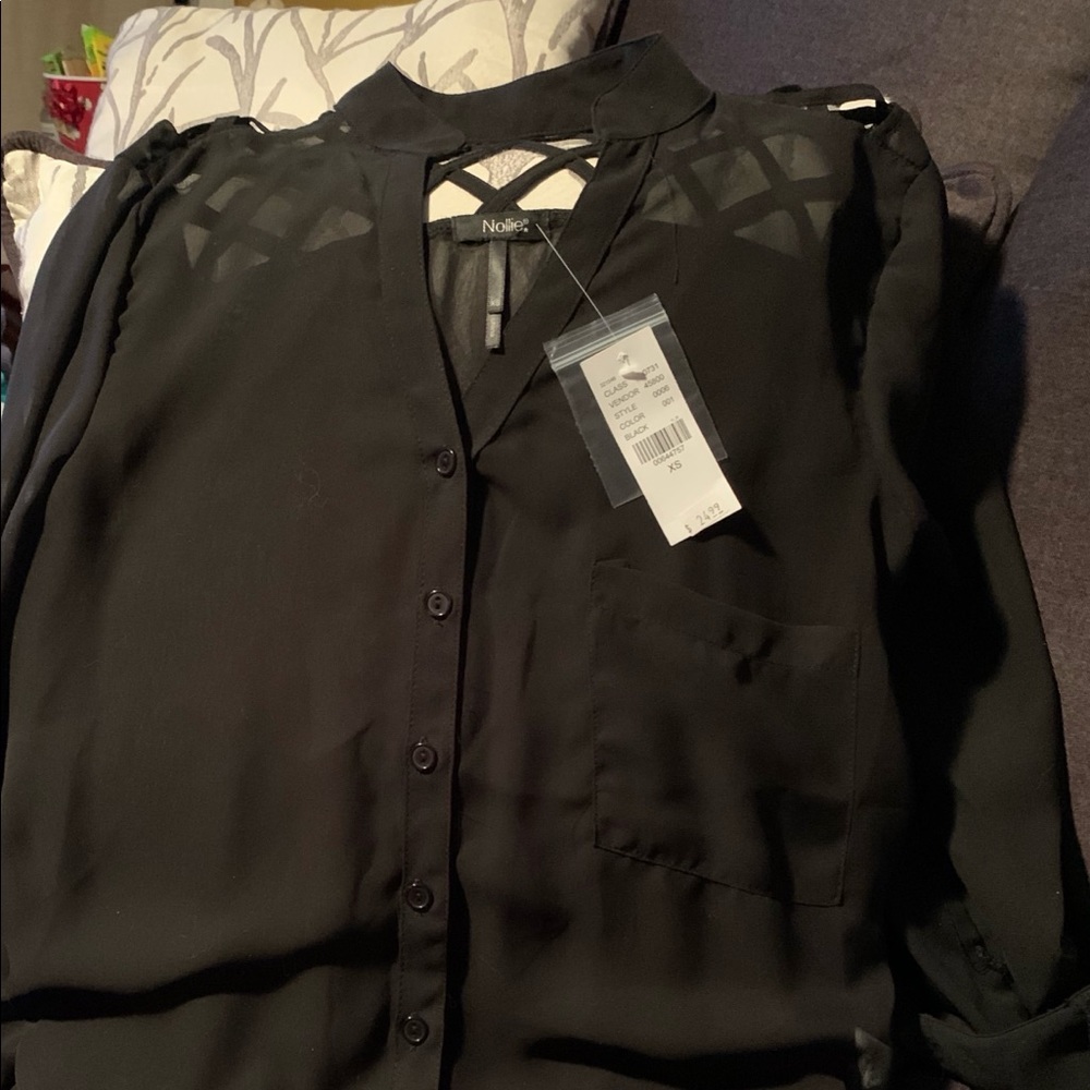 Sheer blouse